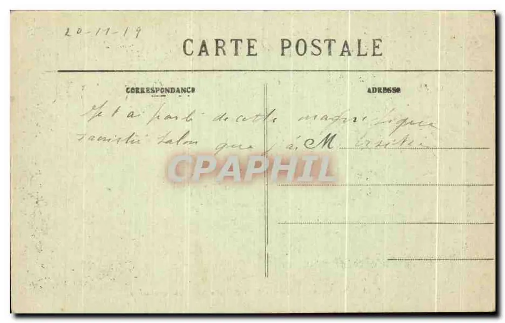 Poitiers (Vienne) — Sakristei der Kapelle des Lycée (17. Jahrhundert) — Jules Robuchon, Foto. Poitiers - 45 ter - Rückseite