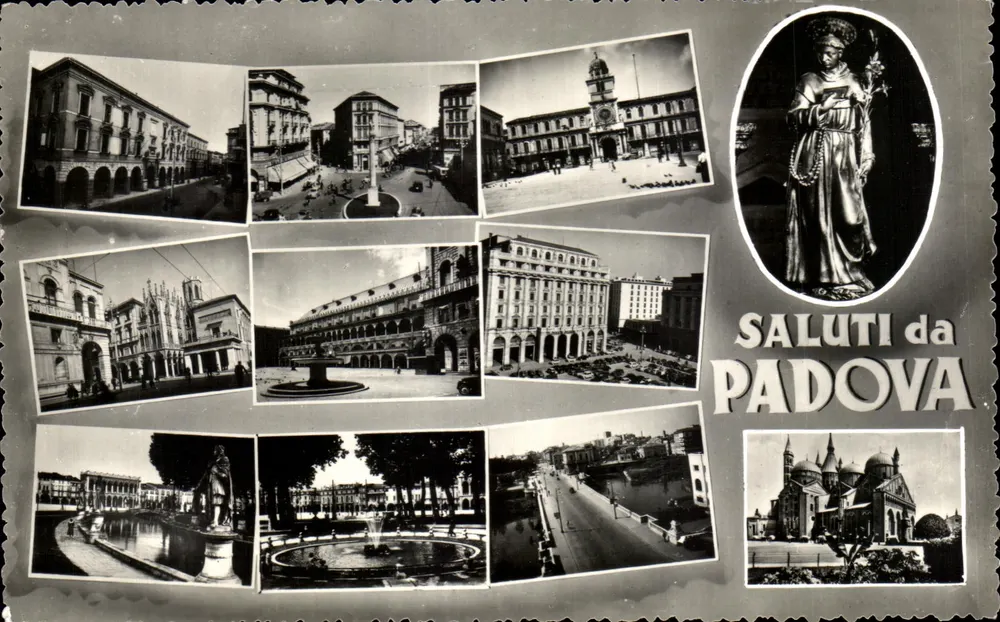 Padova — vista panorâmica — BROMOSTAMPA - MILANO n°2560 - Frente