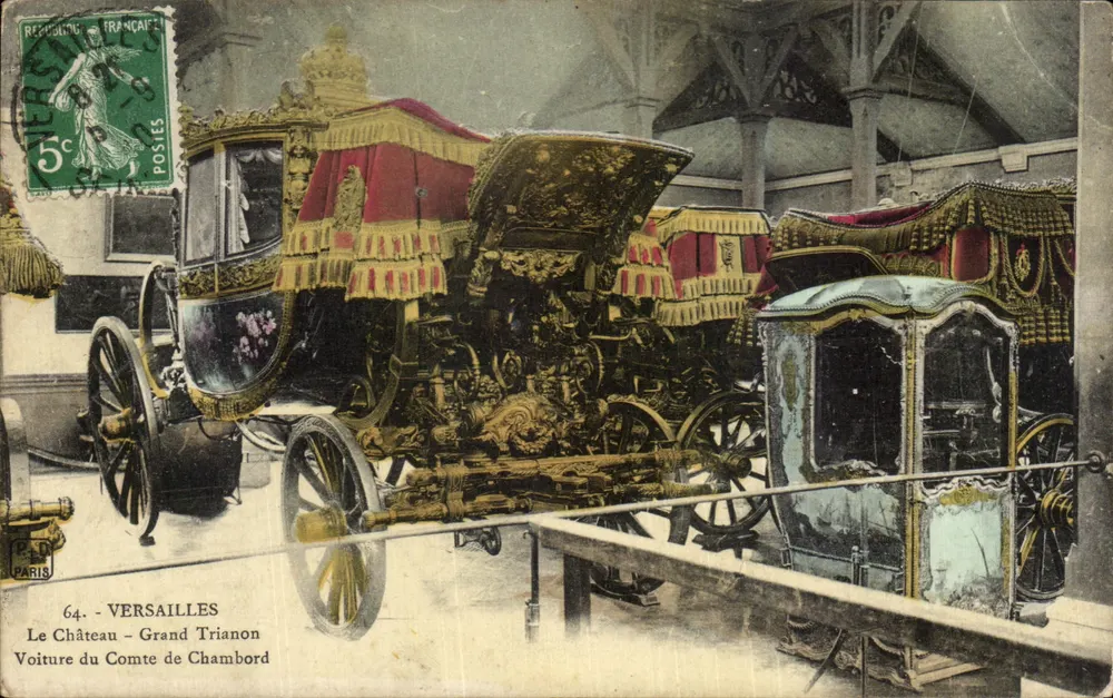 Versailles - Das Schloss - Grand Trianon - Wagen des Grafen von Chambord - Vorderseite