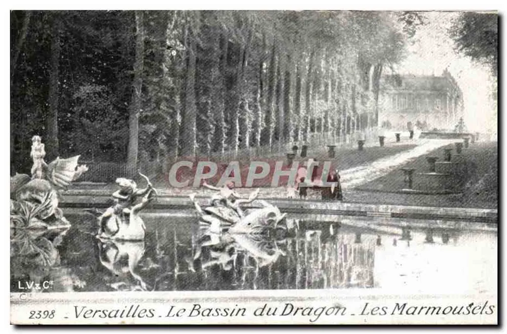 Versailles - Der Drachenbecken - Die Marmousets - Vorderseite
