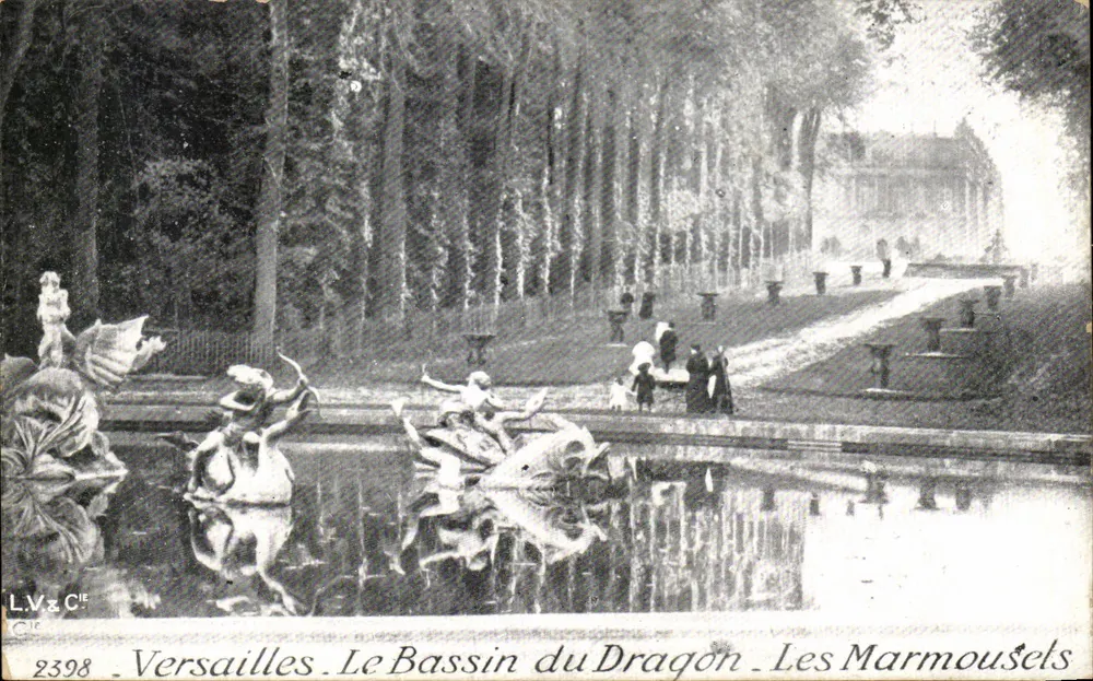 Versailles - Der Drachenbecken - Die Marmousets - Vorderseite