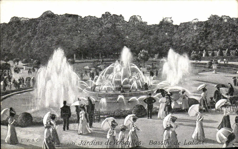 Gärten von Versailles — Bassin de Latone — L.V.&C. n°2388 - Vorderseite