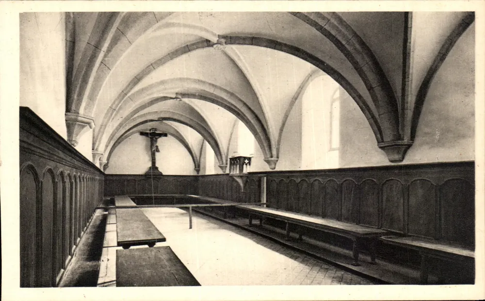 Refectorium der Väter — Kloster der Grande Chartreuse — Verleger Serv. Commercial Monumental Historique - Vorderseite