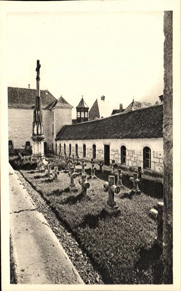 Kloster der Grande Chartreuse — Der Friedhof — Serv. Commercial Monuments Historiques, Paris - Vorderseite