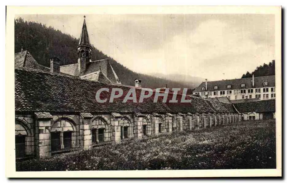 Kloster La Grande Chartreuse — Hof des Großen Kreuzgangs — Verlag Servy, Paris - Vorderseite