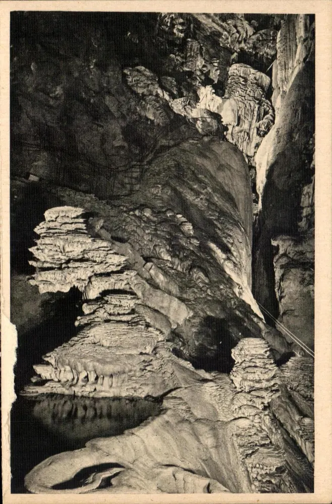 Padirac — Hängender See und Großer Dôme — Éditions L. Vertu à Saint-Céré (Lot) - Vorderseite