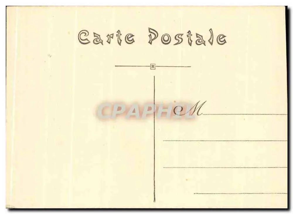 A Chegada do Correio — gravura de Boucher — dedicada à Sra. Marquesa de Montesquieu - Verso