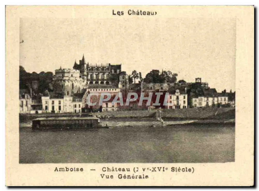Amboise — Castelo (Século XVI) — Vista Geral - Frente