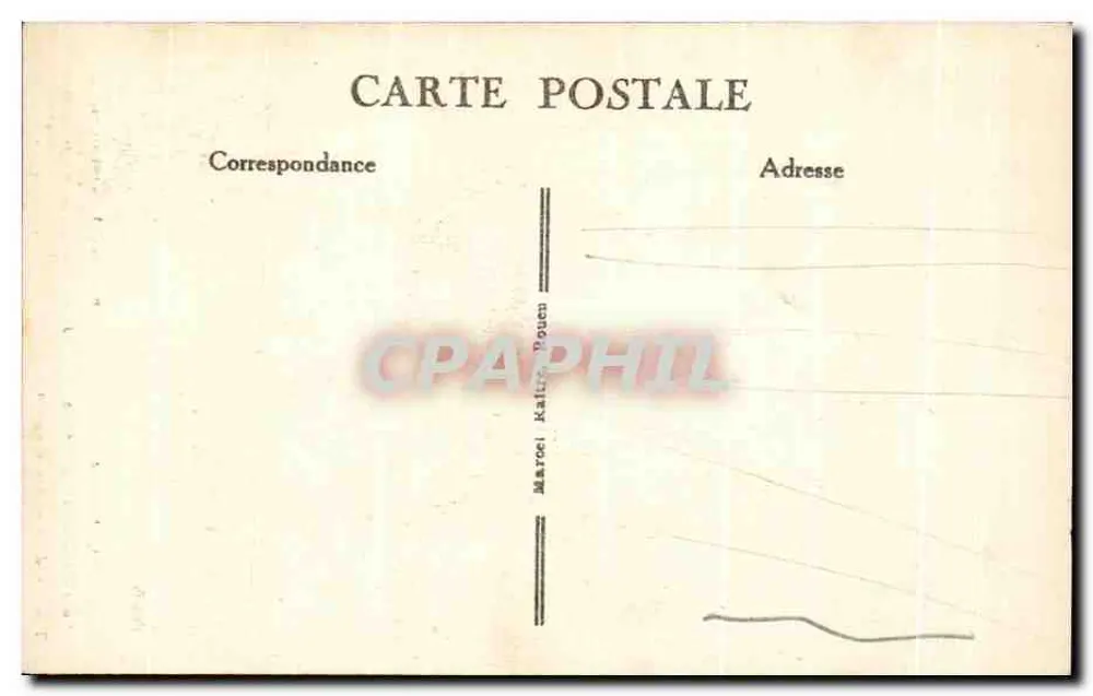 Tour des Museums Jeanne d'Arc — Rouen — Unbekannter Verlag, Nr. 254 - Rückseite