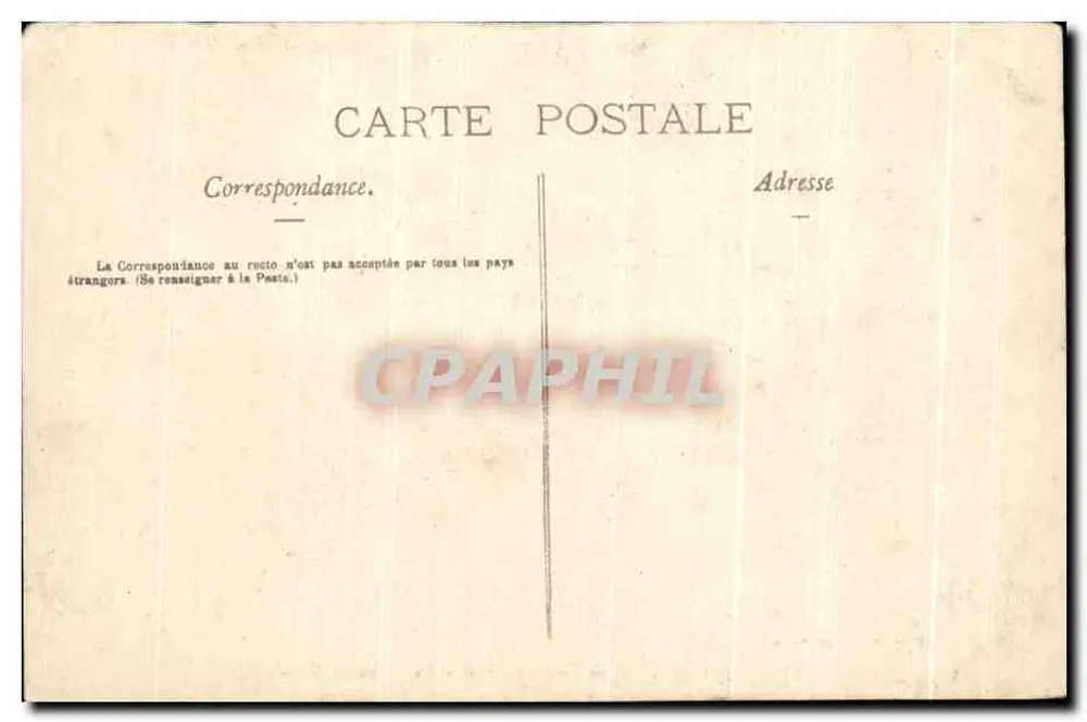 Forêt de Fontainebleau — La Mare de Bois-le-Roi — Verleger E. F. n°712 - Rückseite