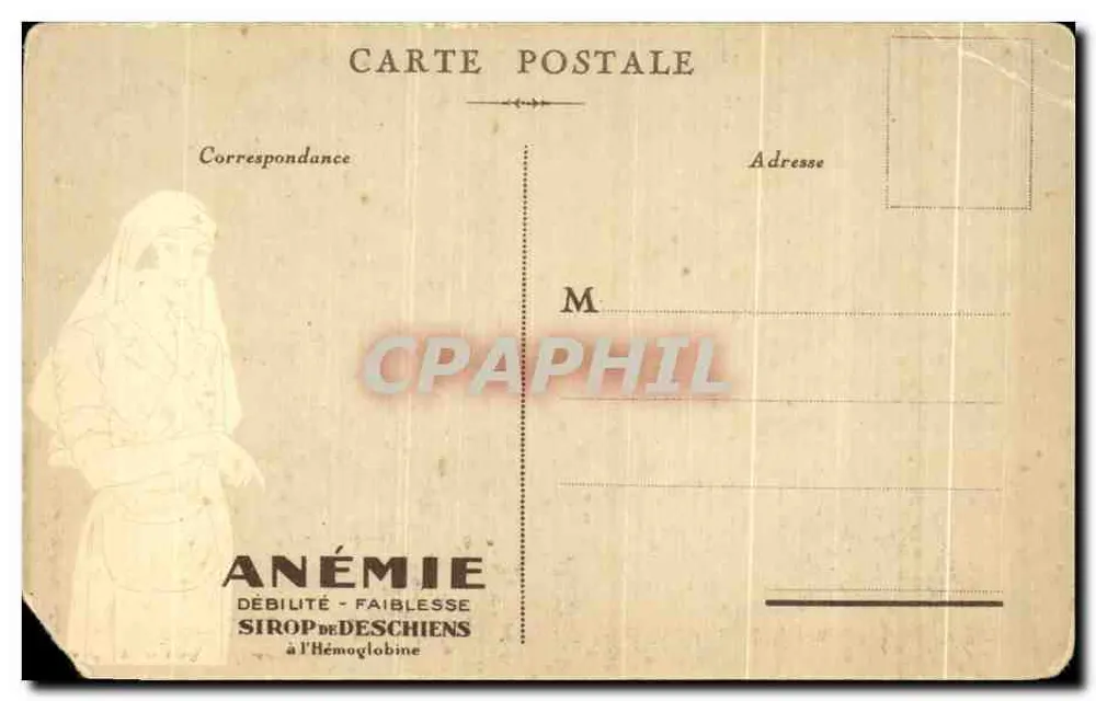 PARIS — Esplanade der Invaliden — Offert von Hémoglobine Descbier - Rückseite