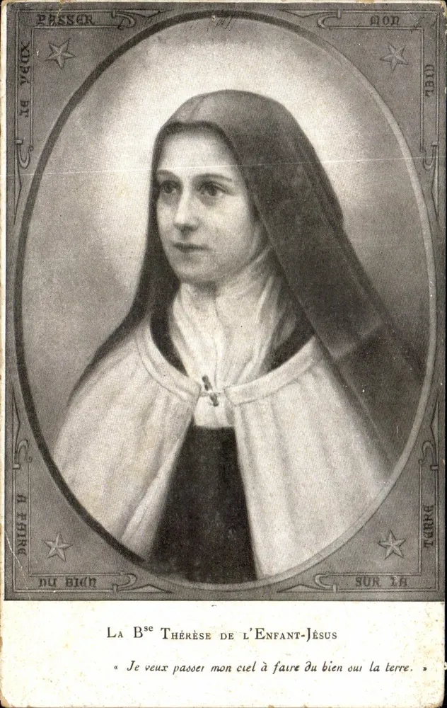 A Béthérèse do Menino Jesus — retrato religioso — editor DEPUIS, n° 140 - Frente