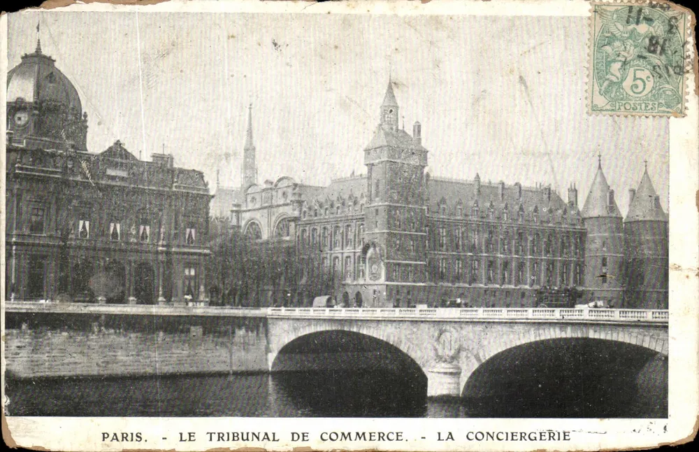 Paris - Le Tribunal de Commerce - La Conciergerie - éditeur imprimeur non visible - Frente