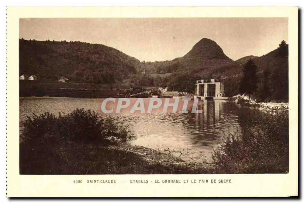Saint-Clau de - Etables - Der Staudamm und der Zuckerhut - Vorderseite