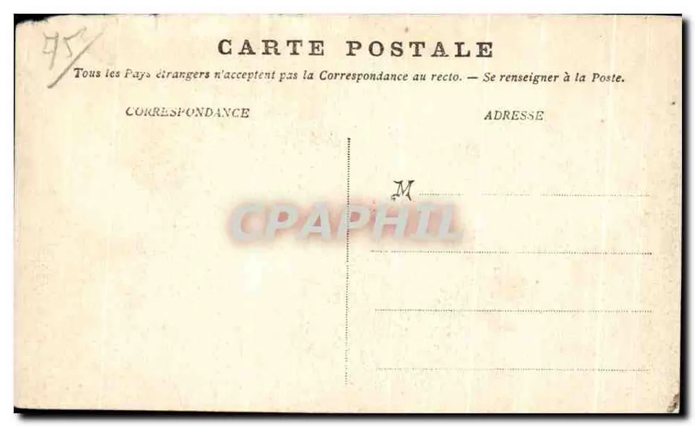 Paris — Erinnerung an PARIS — L. BIRGÉ PARIS - Rückseite