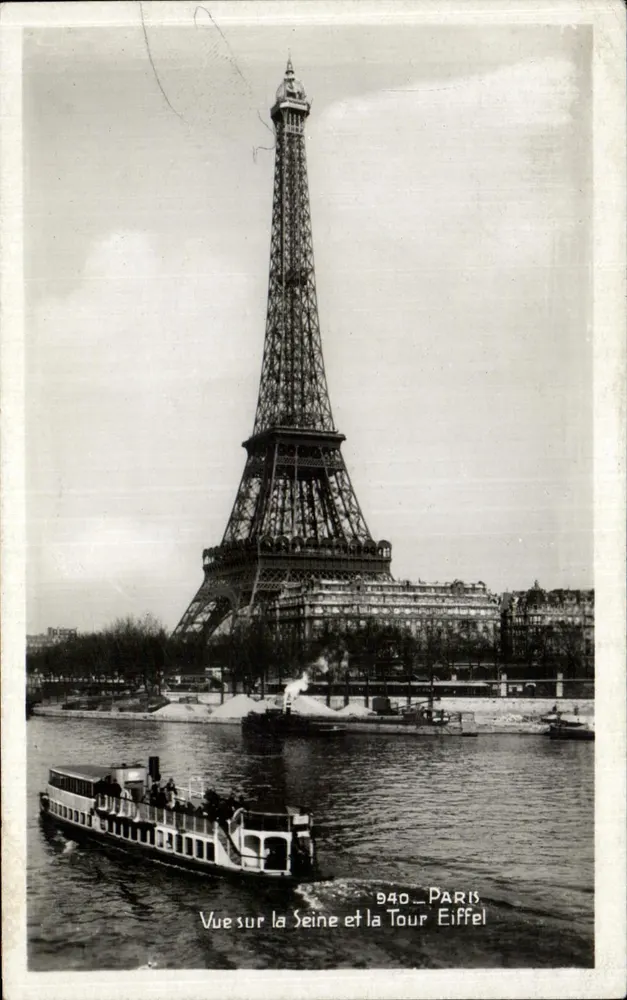 Ausblick auf die Seine und die Eiffelturm — Paris — C.A.P. Paris - Vorderseite