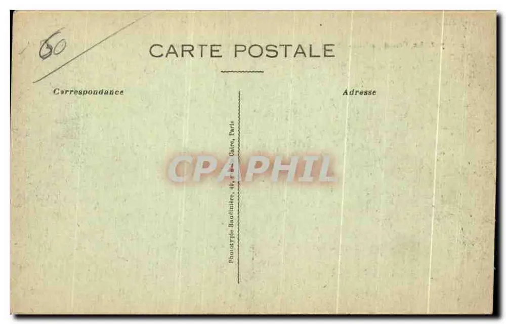 Crapeaumesnil (Oise) — Église entièrement détruite — Phototype Express - Vis - Rückseite