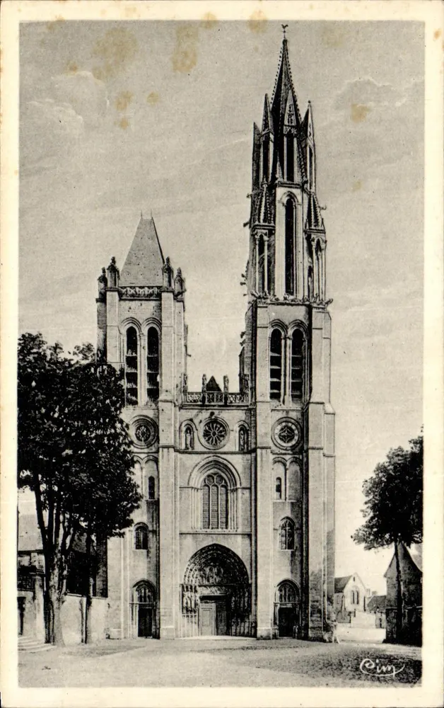 Senlis (Oise) — Die Kathedrale (12. Jahrhundert) — Westportal — Verlag: Dubois-Leroux, Senlis - Vorderseite