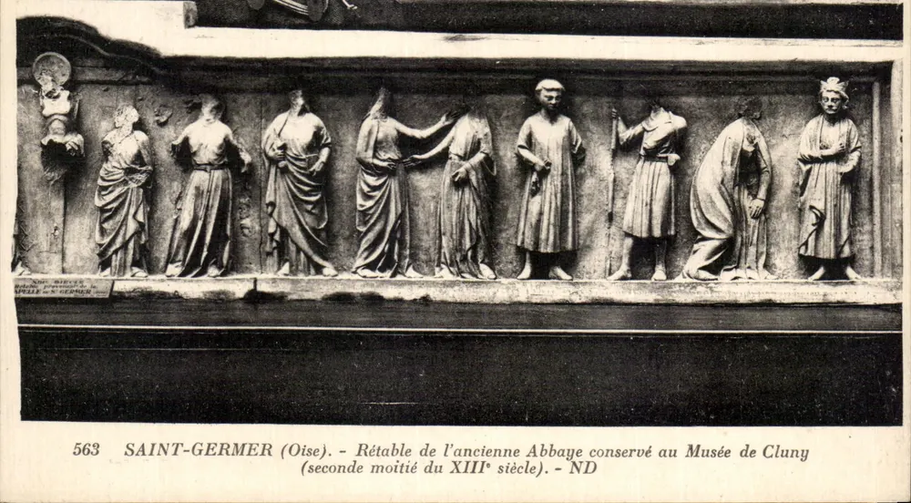 Saint-Germer (Oise) — Retabel der alten Abtei, zweite Hälfte des 13. Jahrhunderts — ND - Vorderseite