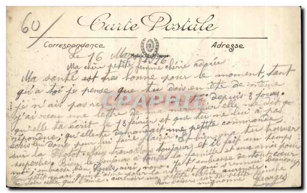 PierreFonds — O Castelo — Visão geral do lado leste — Edição A. Dérôme, Pierrefonds (Oise) - Verso