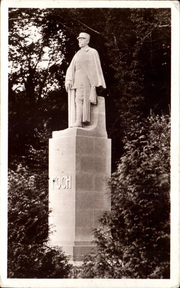Statue des Marschalls Foch — Wald von Compiègne (Oise) — Verleger: Éditions de l'Armistice - Vorderseite