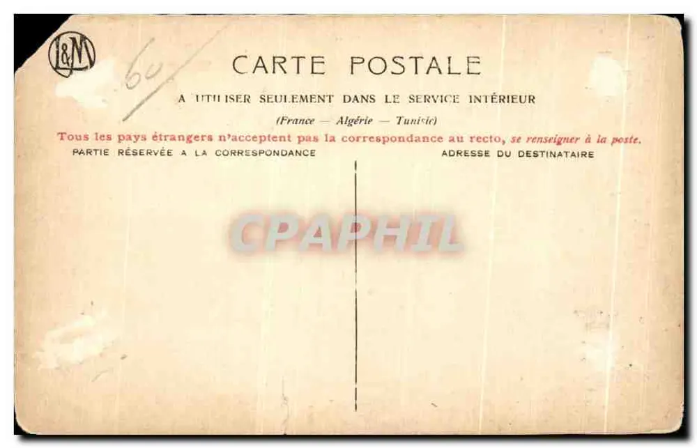 Beauvais — Torre de São João — editor Delaunche - Verso