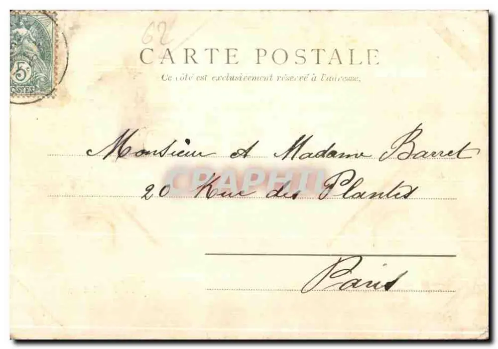 La Marguerite und die Mole — Boulogne s.m. — Paris, n° 626920 - Rückseite