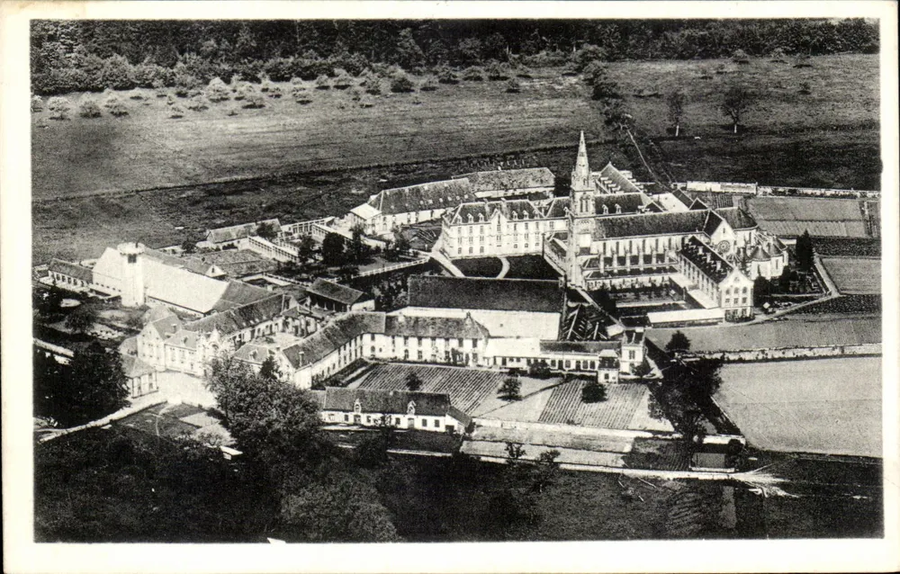 Abtei Notre-Dame-de-la-Grande-Trappe — Seitenansicht — 'ADIA' Kunstdruckerei, Nizza - Vorderseite