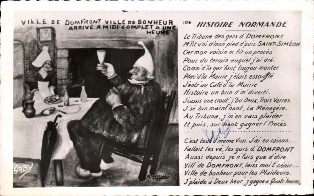 Stadt Domfront — Normannische Geschichte — Saby - Vorderseite