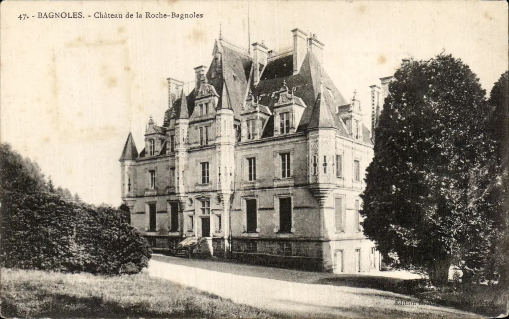Bagnoles - Castelo da Roche-Bagnoles — Edição Bagnoles, n° 47 - Frente
