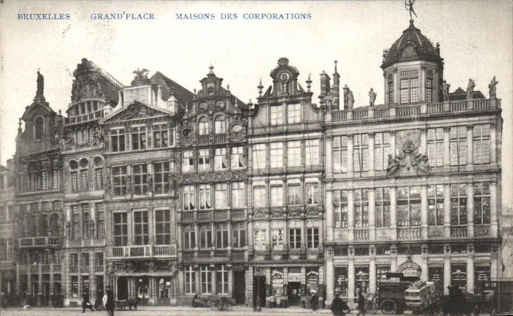 Brüssel - Grand'Place - Maisons des Corporations — Patins, Nr. 12 - Vorderseite