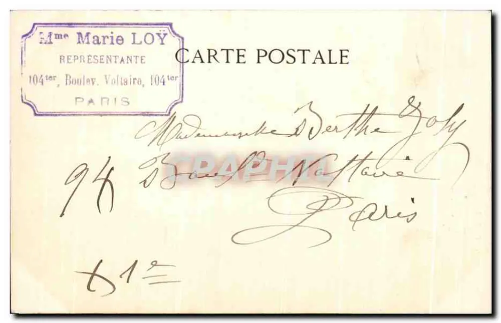 Igreja de Santa Clotilde — Paris — C. L. C. (n°422) - Verso