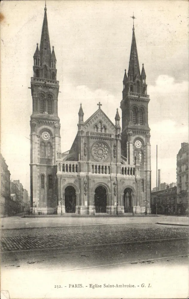 Paris - Igreja de São Ambrozio — G. I. n° 232 - Frente