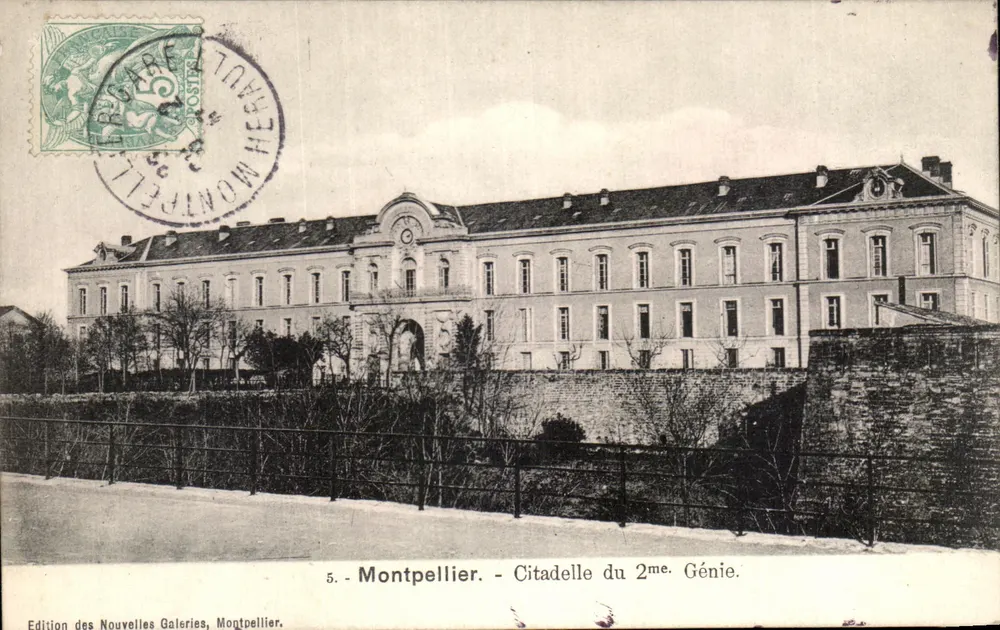 Montpellier - Citadelle des 2e Génie — Edition des Nouvelles Galeries, Montpellier, Nr. 5 - Vorderseite