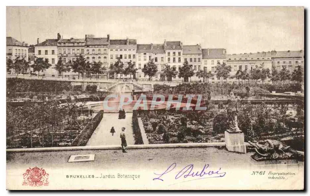 Bruxelas - Jardim Botânico — L' Aubois, N°61 - Frente