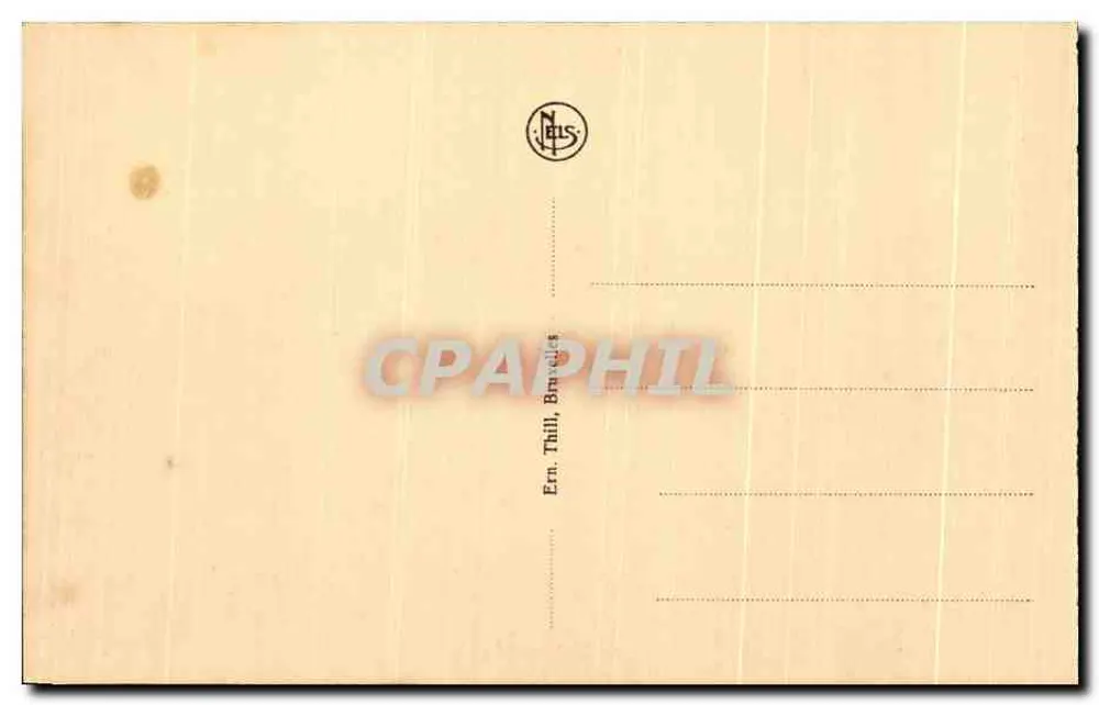 Brüssel - Königspalast — Verleger Ern. Thill, Brüssel - Rückseite