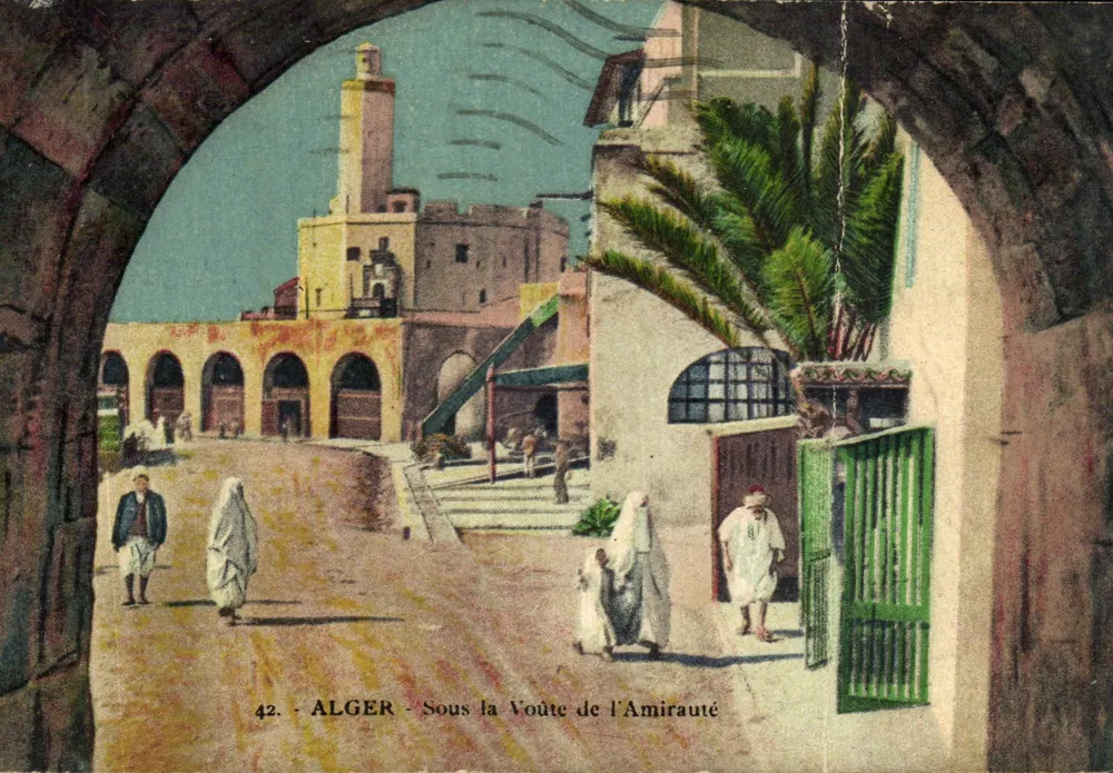 Alger — Sous la Voute de l'Amirauté — éditeur HOUILLLOT MARSEILLE, n°42 - Voorkant