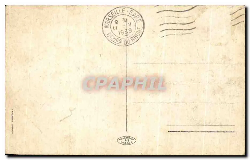 Alger — Sous la Voute de l'Amirauté — éditeur HOUILLLOT MARSEILLE, n°42 - Achterkant