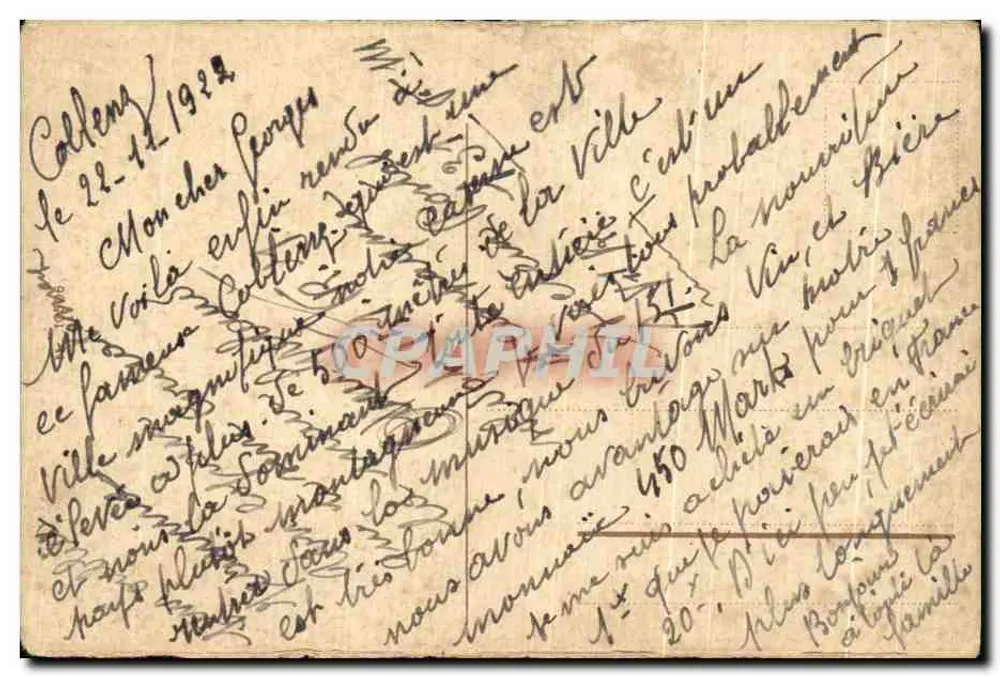 Castelo de Cochem — Moselle — editor não identificado, número de série não visível - Verso