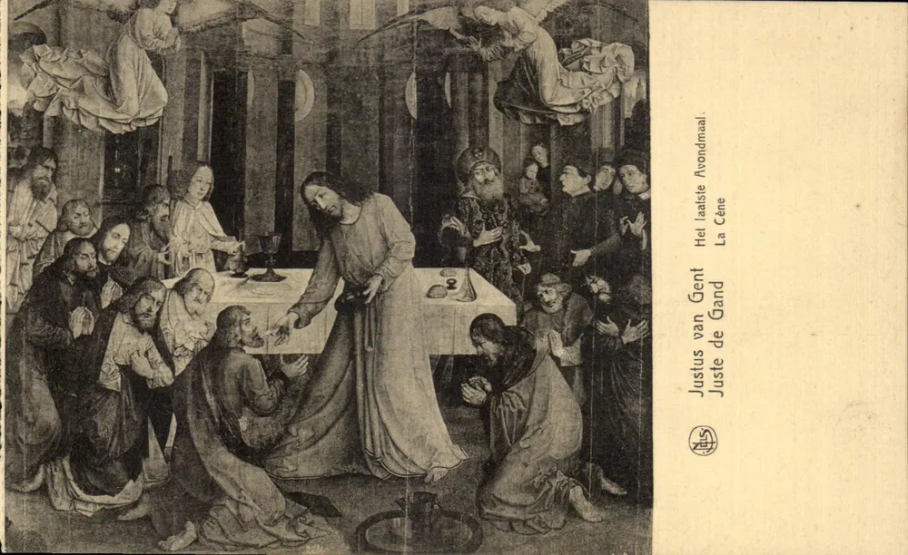 Die Letzte Mahlzeit — Justus van Gent — Photo L'Épi, Brüssel - Vorderseite