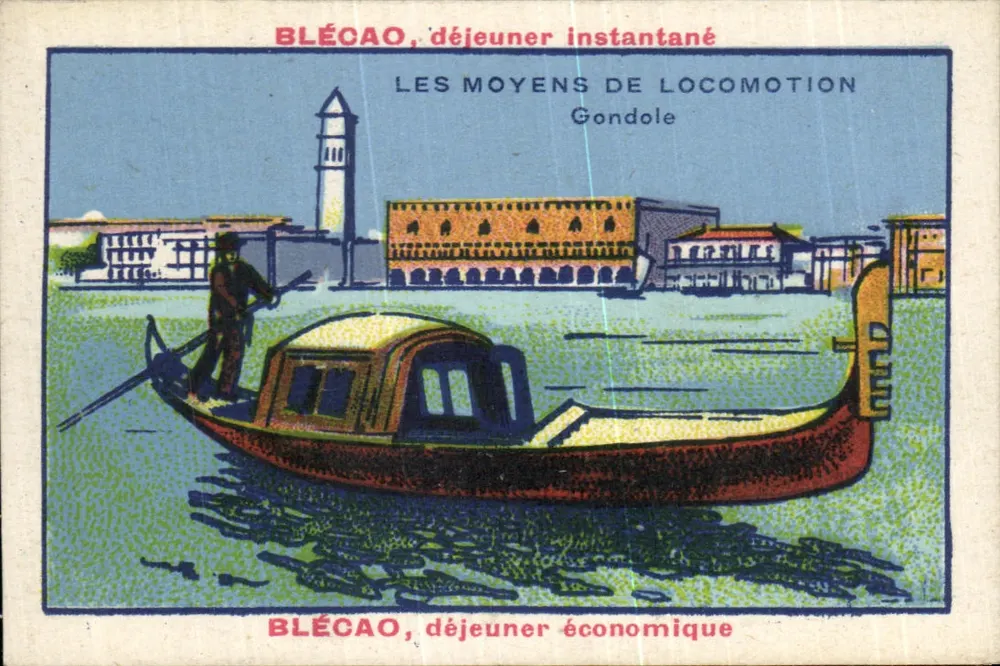 Gondel — Venedig — BLÉCAO, schnelles und günstiges Mittagessen - Vorderseite
