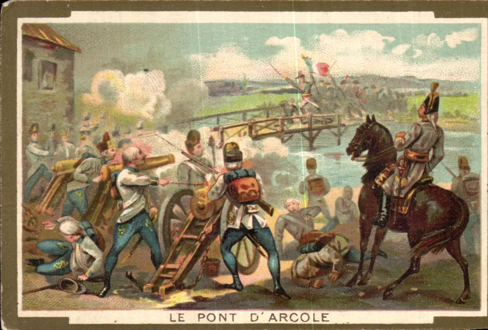 El Puente d'Arcole — Batalla de 1796 — Ediciones de la Tarjeta Postal Antigua - Anverso