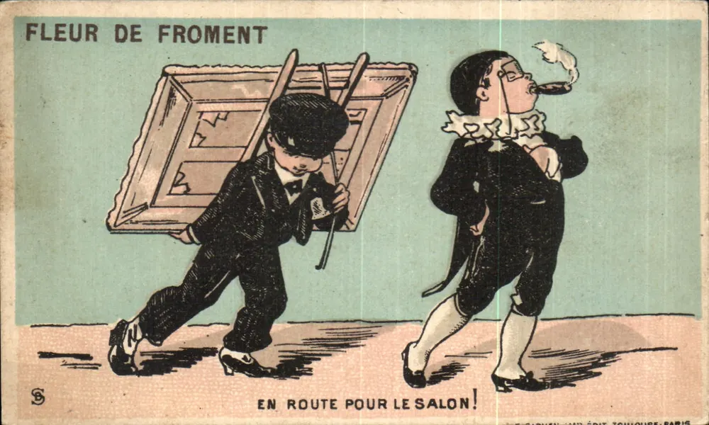 Fleur de Froment — Mehl aus Gruau — Verlag Touhoure, Paris - Vorderseite