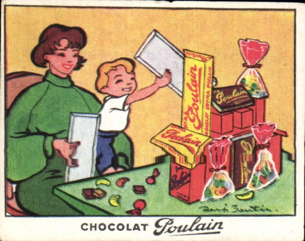 Chocolat Poulain — Werbung für Kinder — Service Images - Blois (L.-et-C.) - Vorderseite