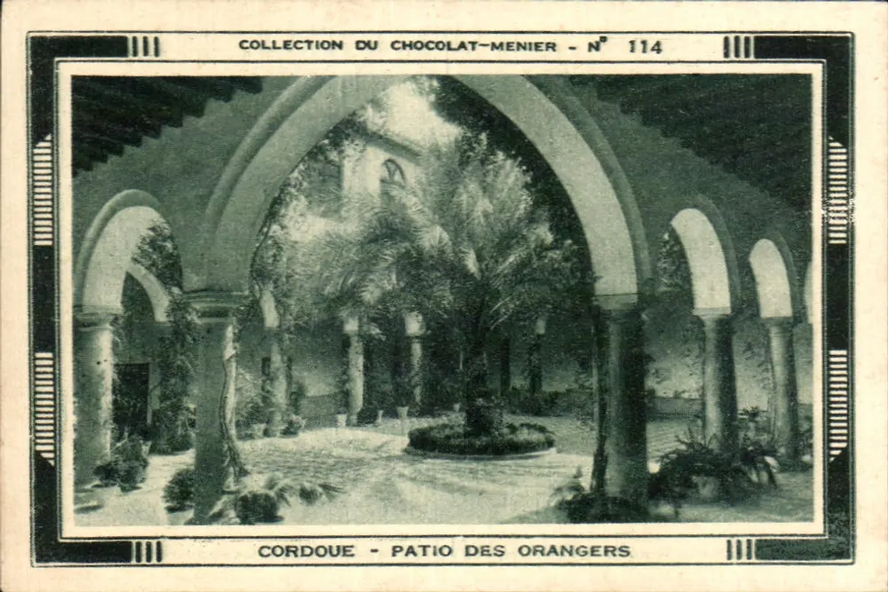 Córdova - Pátio dos Laranjeiros — Coleção do Chocolate-Menier - N° 114 - Frente