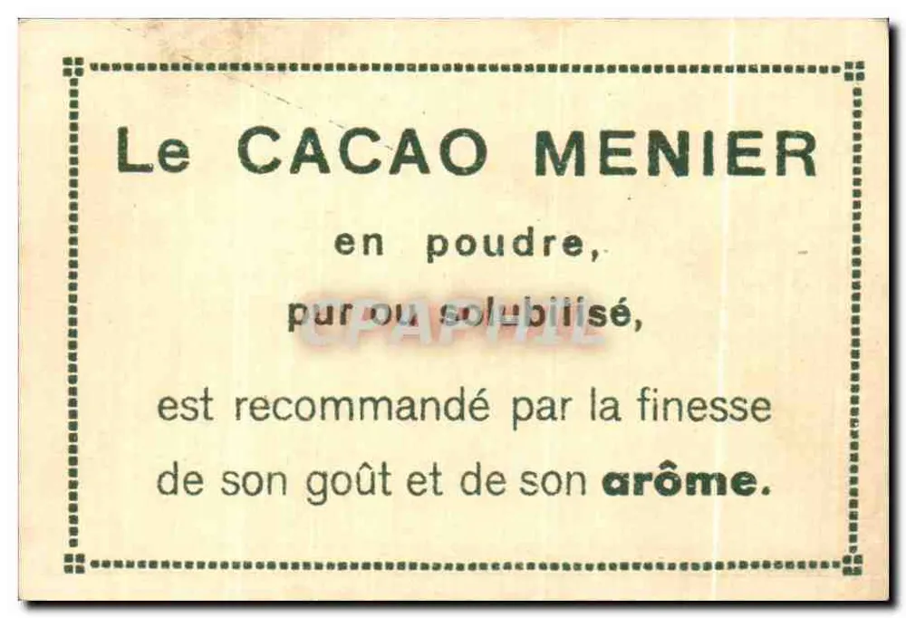Córdova - Pátio dos Laranjeiros — Coleção do Chocolate-Menier - N° 114 - Verso