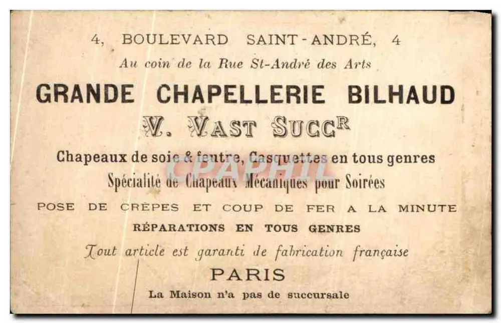 Soldados em ação — Exercício militar — Grande Chaînerie Bilhaud, n°283 - Verso