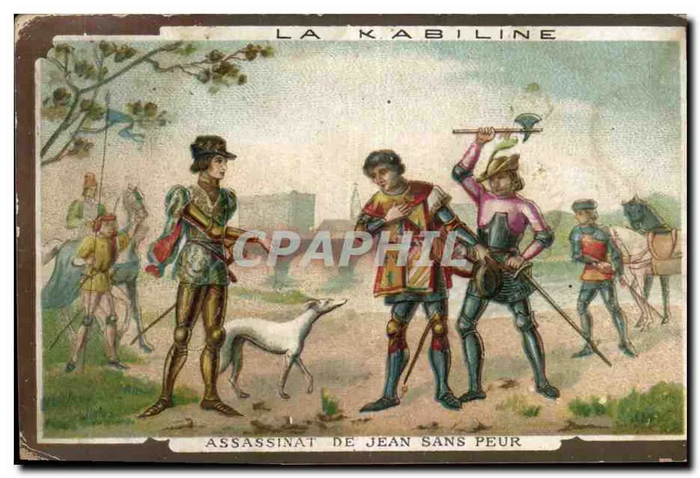 La Kabiline — Mord an Jean Sans Peur — Verlag: J. Léon & Fils, Paris - Vorderseite