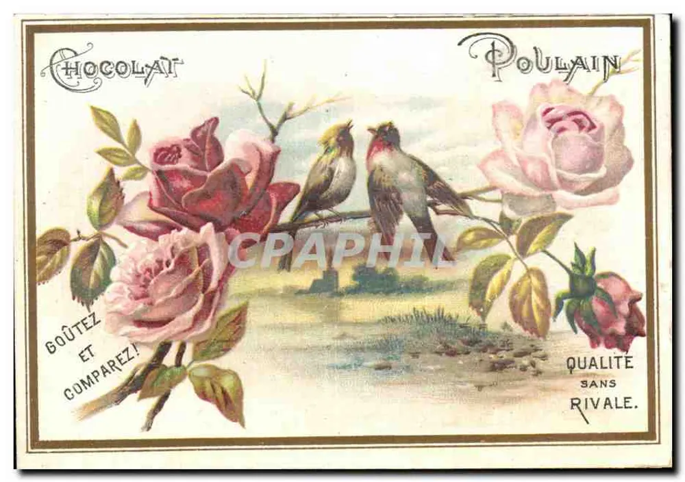 Chocolate Poulain — Propaganda para chocolate — Editor: Progrès - Frente