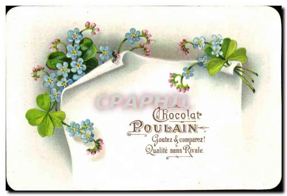 Chocolat Poulain — Publicidade — Editor não visível - Frente